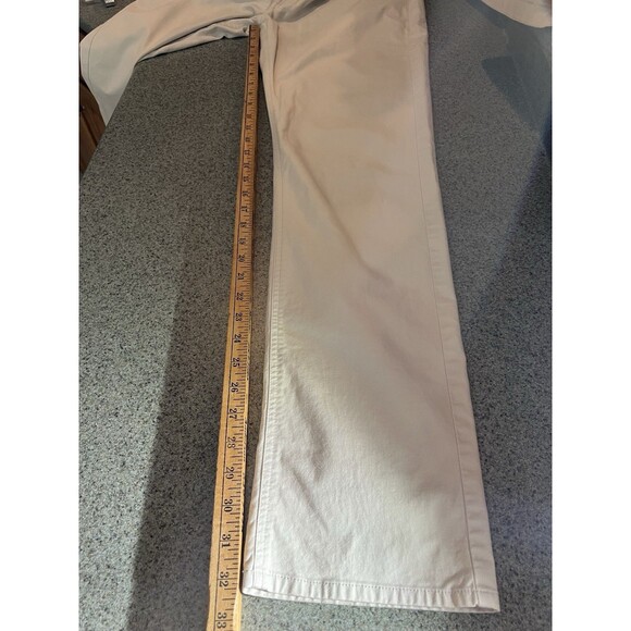 Peter Millar Collection Khaki Pants Size Mens 35 Pima Cotton Golf Athleisure - Picture 7 of 15